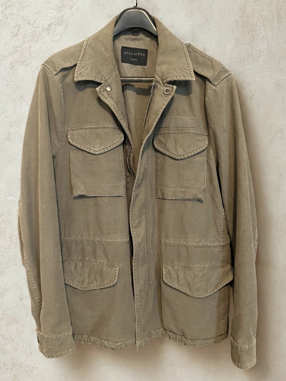 Allsaints Khaki Green Army Cargo Jacket
